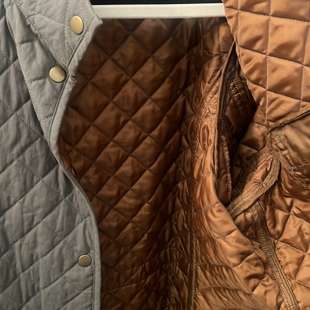 Duluth Trading Company Cortland Brown Quilted Button Up Jacket Womens 
US 2X - Picture 5 of 7